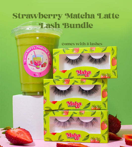 Strawberry Matcha Latte Lash Bundle